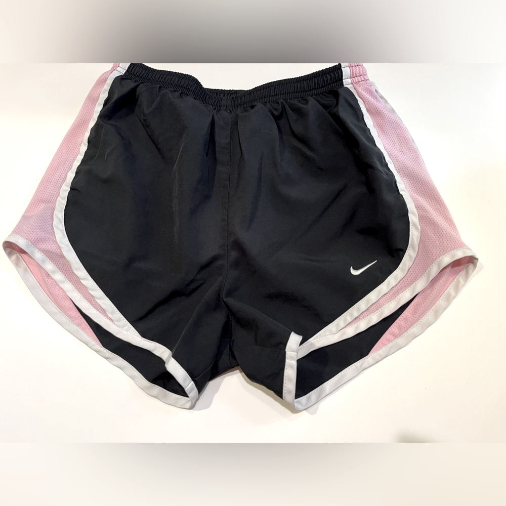 Nike Dri-Fit Running Shorts, black & pink, size XS